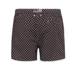 MC2 SAINT BARTH Costume da mare uomo Comfort Light Tie Marrone