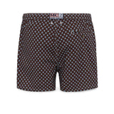 MC2 SAINT BARTH Costume da mare uomo Comfort Light Tie Marrone