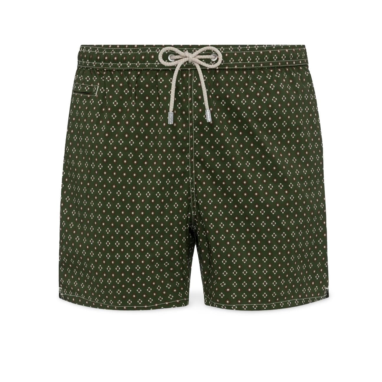 MC2 SAINT BARTH Costume da mare uomo Comfort Light Tie Verde