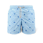 MC2 SAINT BARTH Costume da mare uomo Comfort Light Turtle Azzurro