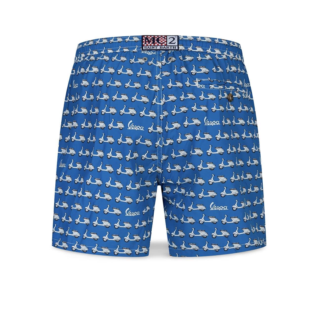 MC2 SAINT BARTH Costume da mare uomo Mini Vespa Blue