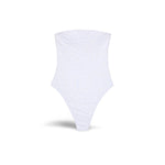 MC2 SAINT BARTH Costume intero donna in Sangallo Bianco