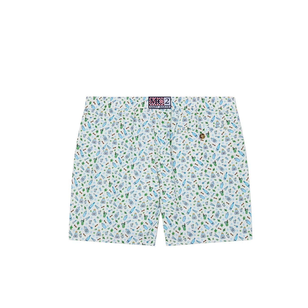MC2 SAINT BARTH Costume uomo Lighting Micro Barman Azzurro