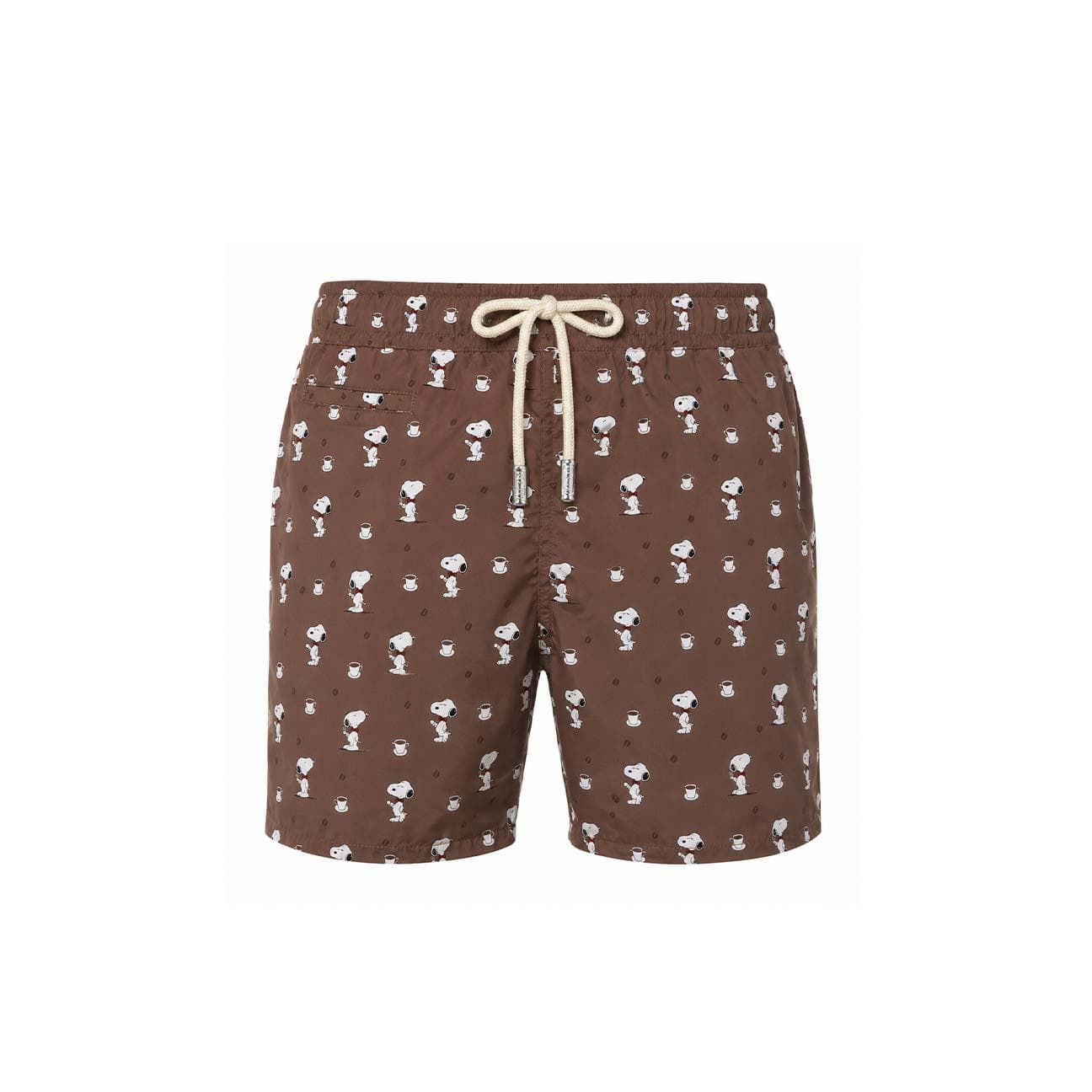 MC2 SAINT BARTH Costume uomo Lighting Soecial Edition Snoopy Marrone