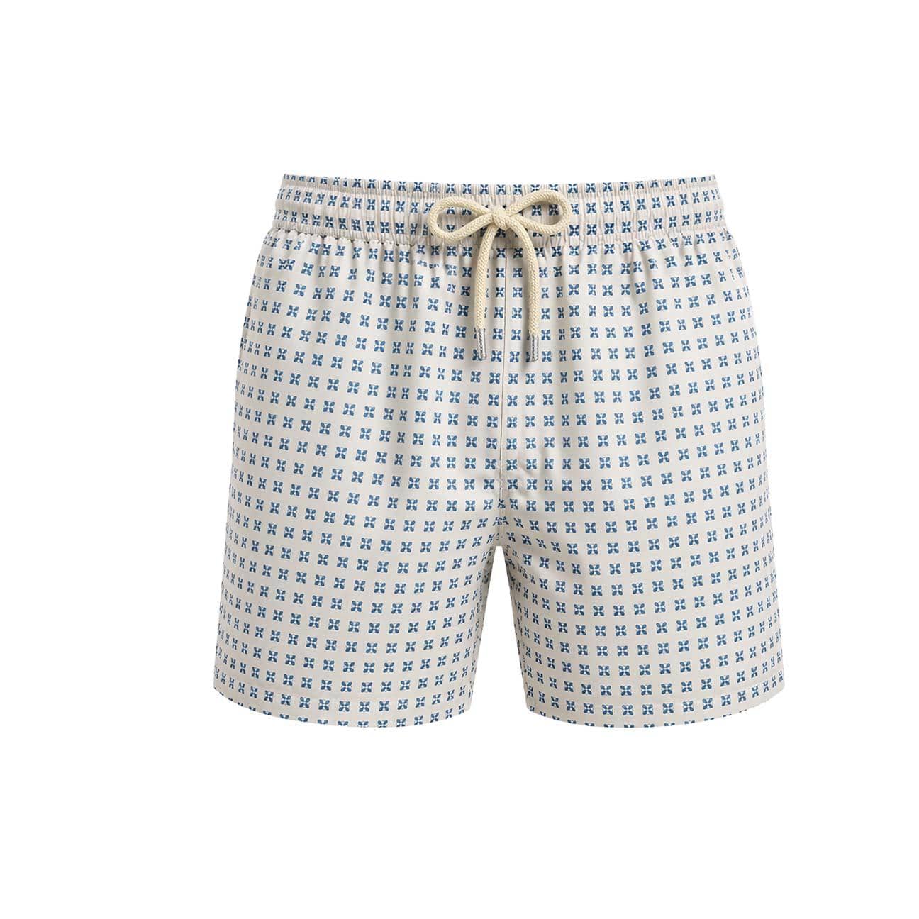 MC2 SAINT BARTH Costume uomo Lighting Tie Bianco