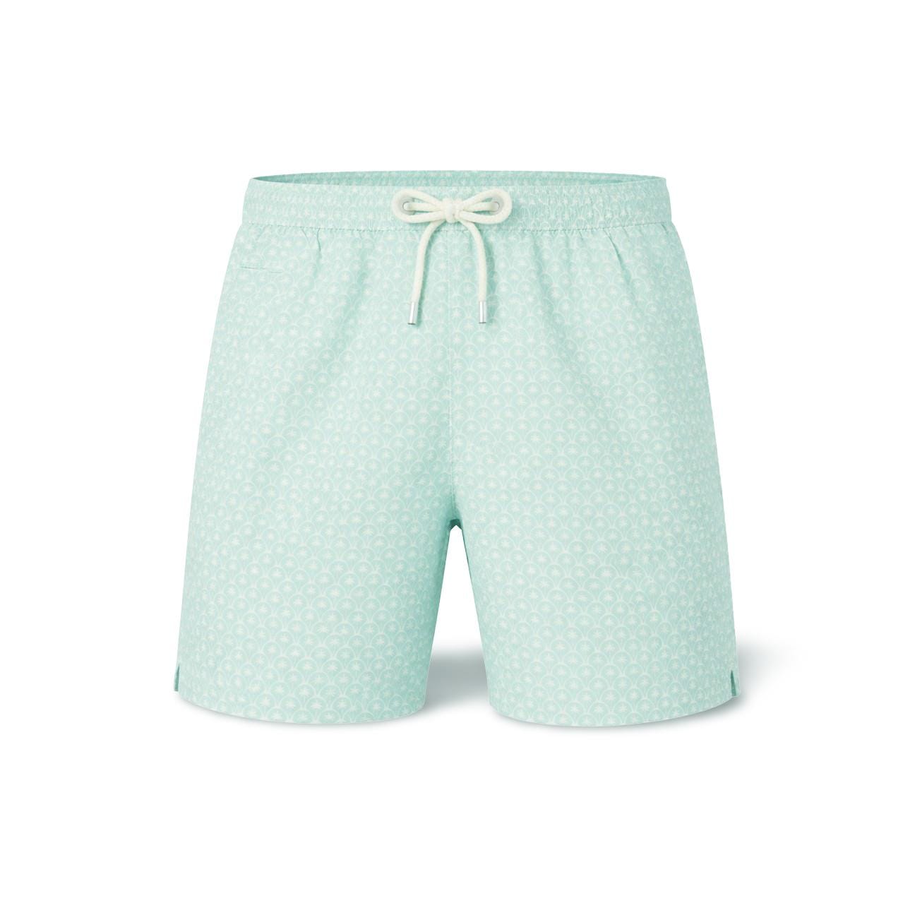 MC2 SAINT BARTH Costume uomo Lighting Wave Palm Verde Acqua