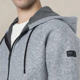 MC2 SAINT BARTH Felpa da uomo Carrel in tessuto tecnico Grigio