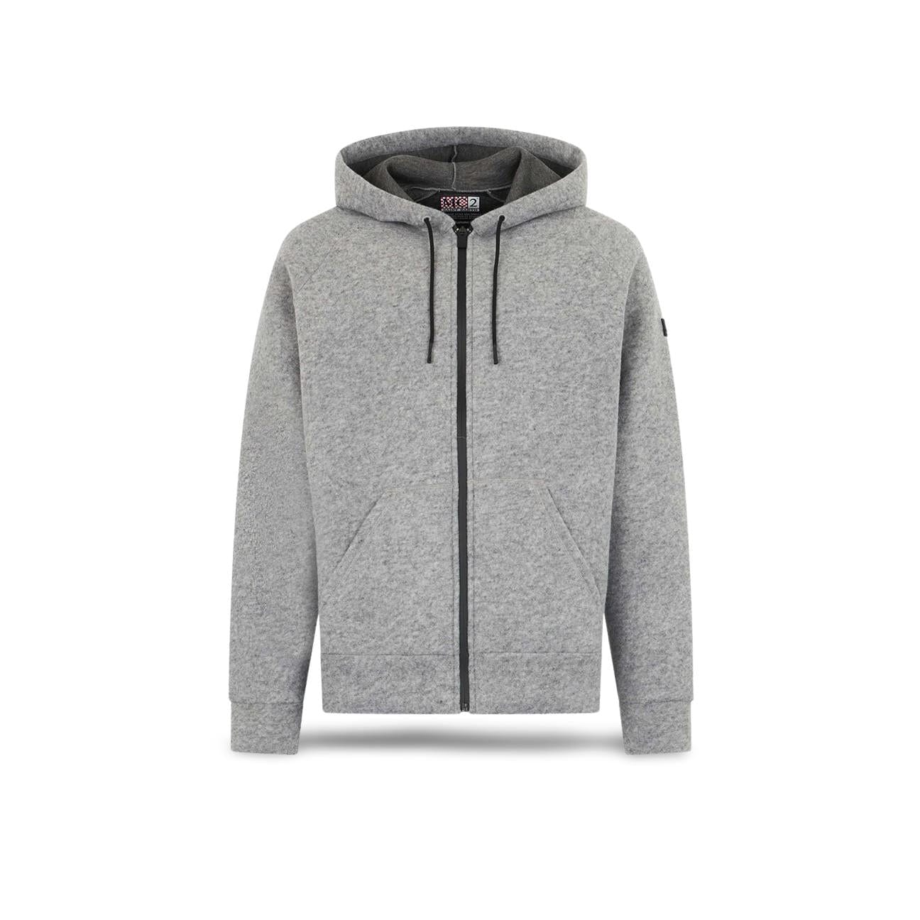 MC2 SAINT BARTH Felpa da uomo Carrel in tessuto tecnico Grigio