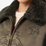 MC2 SAINT BARTH Gilet donna in ecomontone Verde Militare