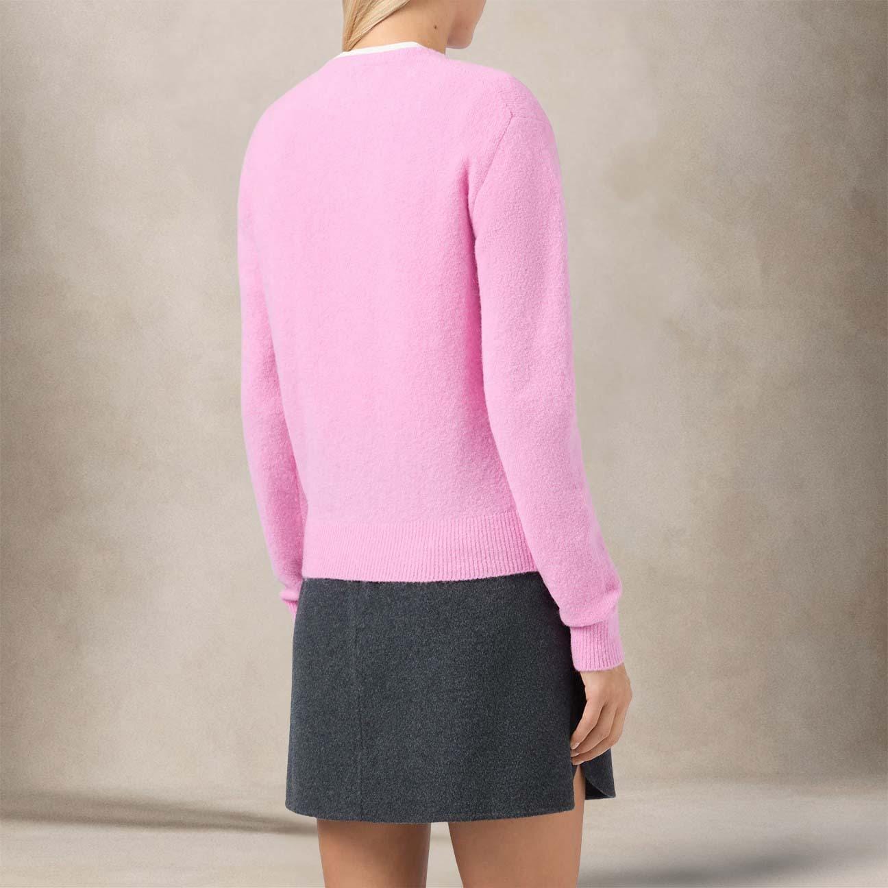 MC2 SAINT BARTH Maglia donna Best Mum in lana Rosa