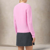 MC2 SAINT BARTH Maglia donna Best Mum in lana Rosa