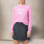 MC2 SAINT BARTH Maglia donna Best Mum in lana Rosa