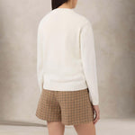 MC2 SAINT BARTH Maglia donna New Queen Vacanze di Natale Bianco