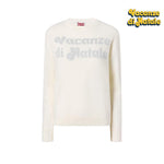 MC2 SAINT BARTH Maglia donna New Queen Vacanze di Natale Bianco