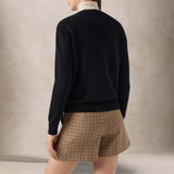 MC2 SAINT BARTH Maglia donna New Queen Vacanze di Natale Nero