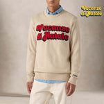 MC2 SAINT BARTH Maglia Heron Vacanze di Natale Special Edition Beige