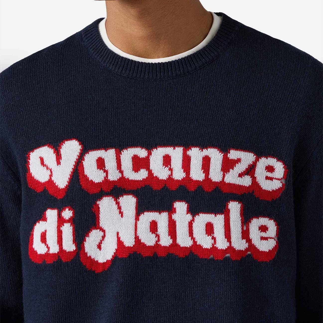 MC2 SAINT BARTH Maglia Heron Vacanze di Natale Special Edition Blue