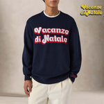 MC2 SAINT BARTH Maglia Heron Vacanze di Natale Special Edition Blue
