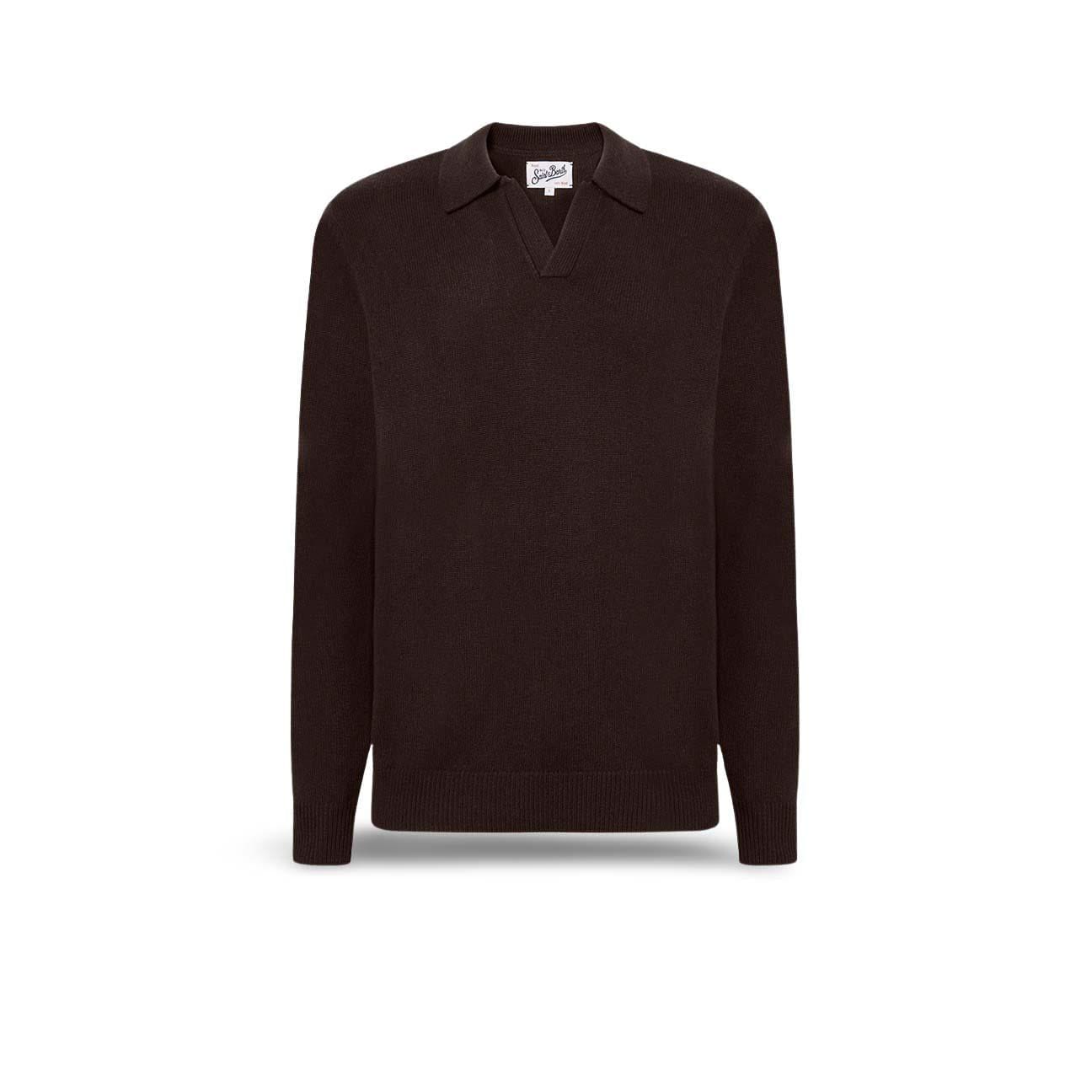 MC2 SAINT BARTH Maglia uomo Covent in lana Marrone