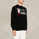 MC2 SAINT BARTH Maglia uomo Heron a Te e Famiglia Nero