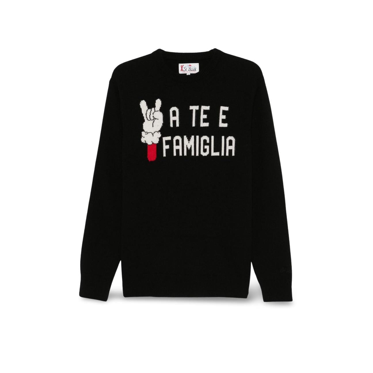 MC2 SAINT BARTH Maglia uomo Heron a Te e Famiglia Nero