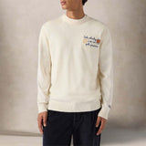 MC2 SAINT BARTH Maglia uomo Sole Whiskey e sei in Pole Position Bianco