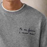 MC2 SAINT BARTH Maglia uomo Vacanze di Natale Me faccio i cassi miei  Grigio