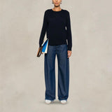 MC2 SAINT BARTH Maglione da donna a trecce Blue