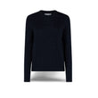 Blue cable-knit women's sweater