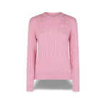 MC2 SAINT BARTH Maglione da donna a trecce Rosa