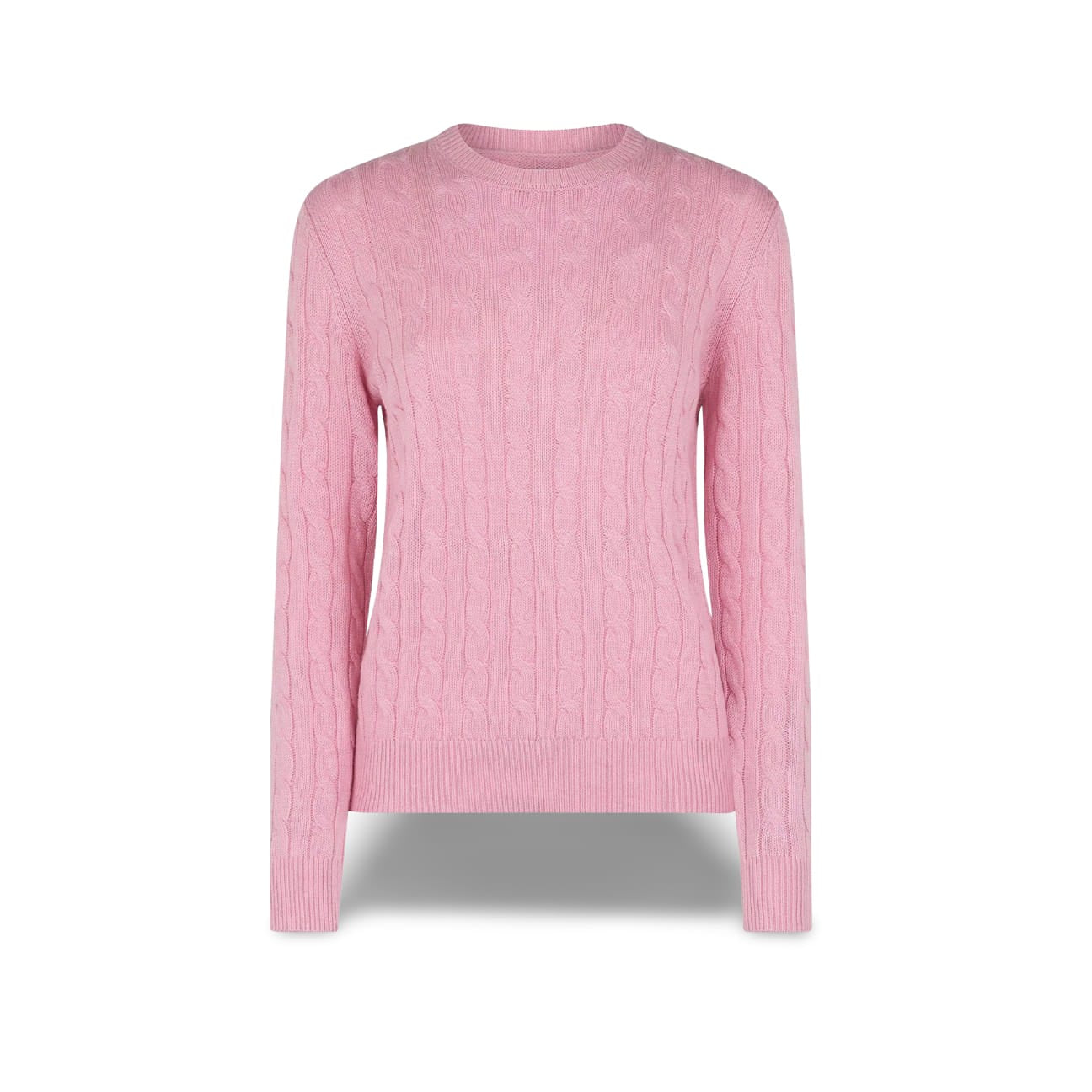 MC2 SAINT BARTH Maglione da donna a trecce Rosa