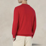 MC2 SAINT BARTH Maglione da uomo girocollo Rosso