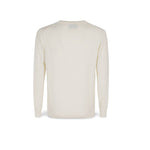 MC2 SAINT BARTH Maglione da uomo Heron con ricamo Non Astemio Panna