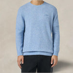 MC2 SAINT BARTH Maglione da uomo Regent girocollo elasticizzato Azzurro