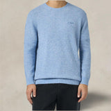 MC2 SAINT BARTH Maglione da uomo Regent girocollo elasticizzato Azzurro