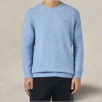 MC2 SAINT BARTH Maglione da uomo Regent girocollo elasticizzato Azzurro