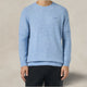 MC2 SAINT BARTH Maglione da uomo Regent girocollo elasticizzato Azzurro