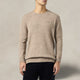 MC2 SAINT BARTH Maglione da uomo Regent girocollo elasticizzato Beige