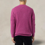 MC2 SAINT BARTH Maglione da uomo Regent girocollo elasticizzato Peony