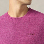 MC2 SAINT BARTH Maglione da uomo Regent girocollo elasticizzato Peony