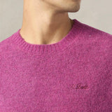 MC2 SAINT BARTH Maglione da uomo Regent girocollo elasticizzato Peony