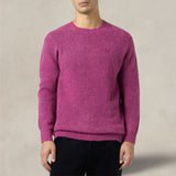 MC2 SAINT BARTH Maglione da uomo Regent girocollo elasticizzato Peony