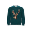 Pull homme Green Heron imprimé Green Deer