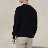 MC2 SAINT BARTH Maglione nero da uomo Heron Single per scelta non mia