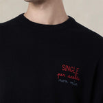 MC2 SAINT BARTH Maglione nero da uomo Heron Single per scelta non mia