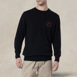 MC2 SAINT BARTH Maglione nero da uomo Heron Single per scelta non mia