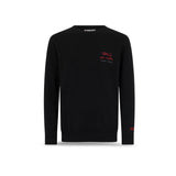 MC2 SAINT BARTH Maglione nero da uomo Heron Single per scelta non mia