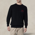 MC2 SAINT BARTH Maglione nero da uomo Heron Single per scelta non mia