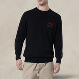 MC2 SAINT BARTH Maglione nero da uomo Heron Single per scelta non mia