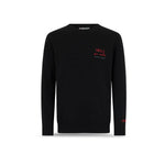 MC2 SAINT BARTH Maglione nero da uomo Heron Single per scelta non mia